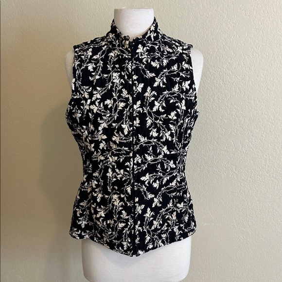 Floral corduroy vest - Picture 1 of 2